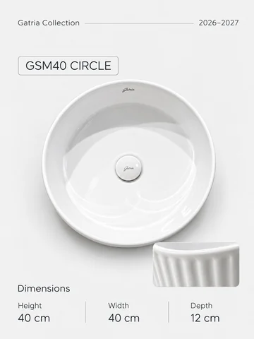 روشویی روصفحهای GSM40 گرد