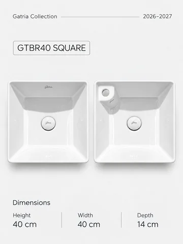 روشویی روصفحهای GTBR40 مربع