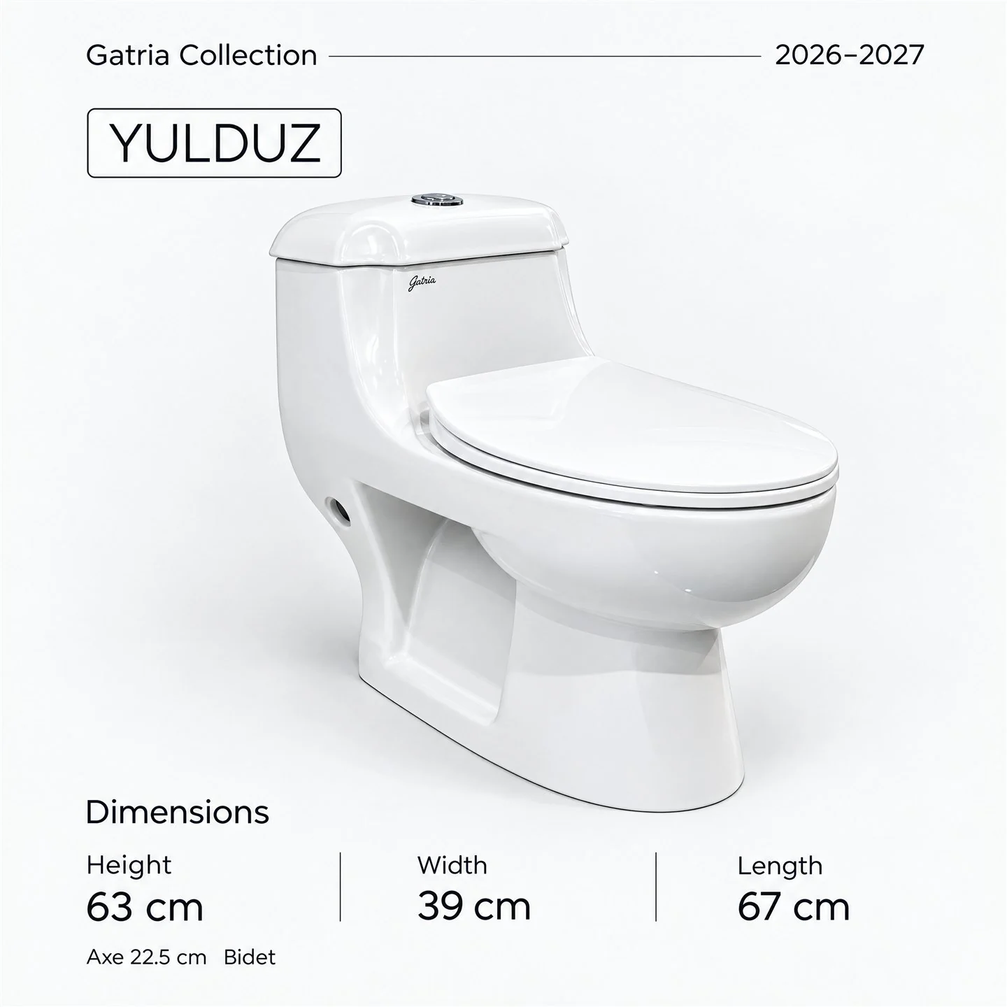 توالت فرنگی YULDUZ