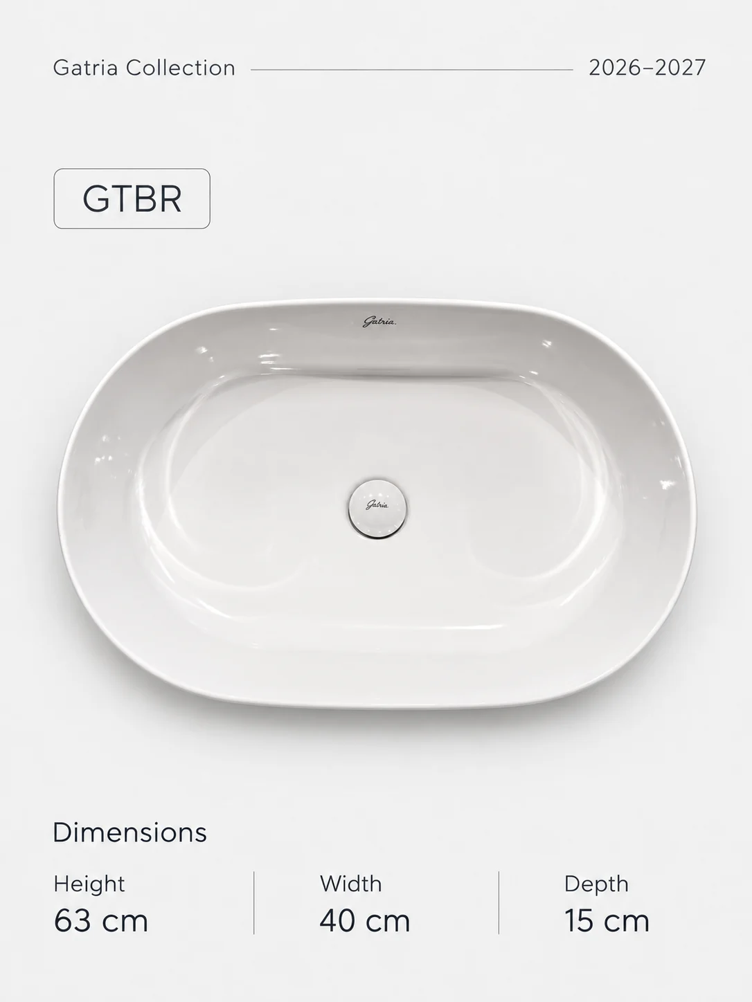 روشویی روصفحه‌ای GTBR