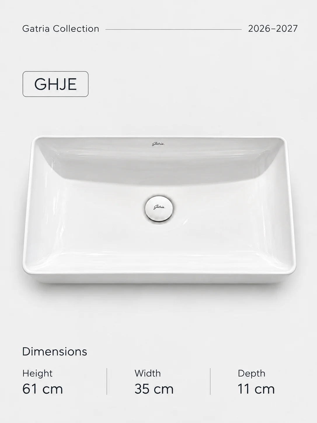 روشویی روصفحهای GHJE