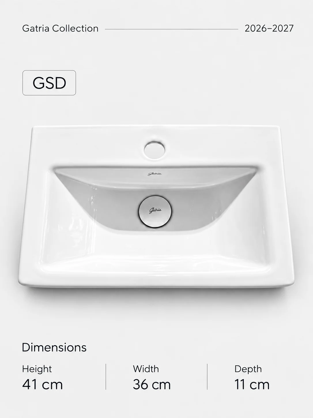 روشویی روصفحه‌ای GSD